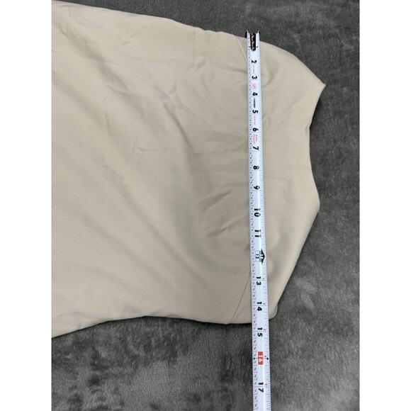 Paloma Wool Teresa Linen Wool Blend Dress Beige Backless Strappy XL - Picture 11 of 15